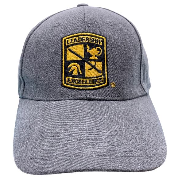 Army ROTC Leadership Excellence Go Army Embroidered Baseball Cap Hat Adjustable - Picture 2 of 8